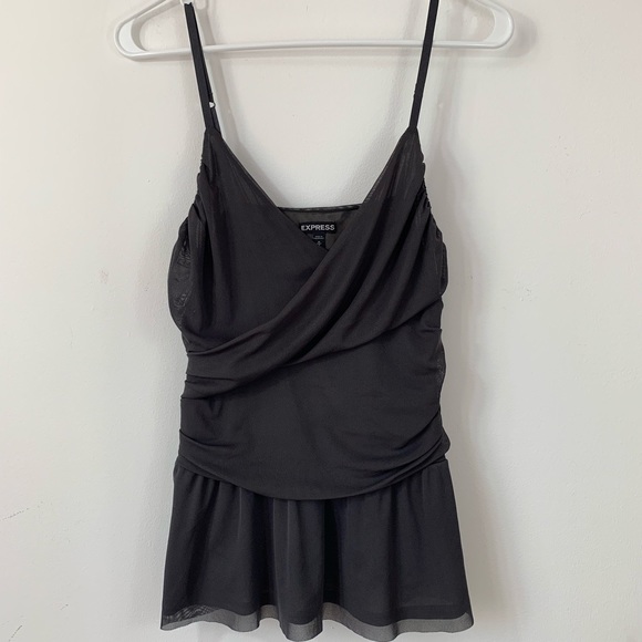 Express Gray Sleeveless Top. - Picture 1 of 7